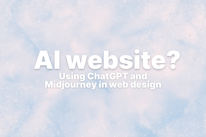 I created a website using AI: ChatGPT and Midjourney