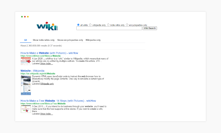 wiki.com - search engine example wiki.com - search engine example